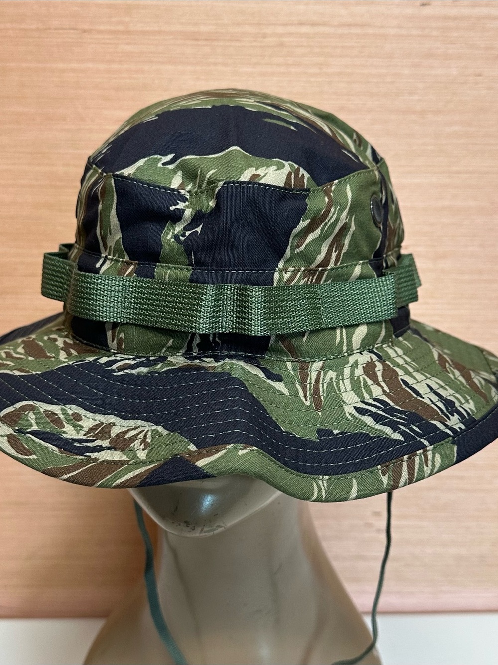 Tiger Stripe Camo Type II Tropical Jungle Boonie Sun Hat Cap Size 7-1/4